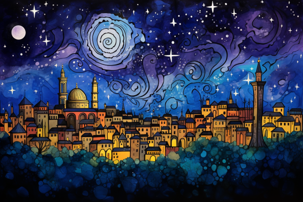 Rome Starry Night