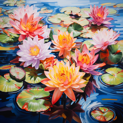 Featuring Gorgeous Water Lilies