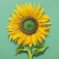 Thumbnail for Super Bright Yellow Sunflower