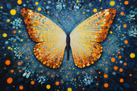 Thumbnail for Mosaic Vibe Butterfly  Paint by Numbers Kit