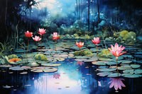 Thumbnail for Water Lilies In Moonlight