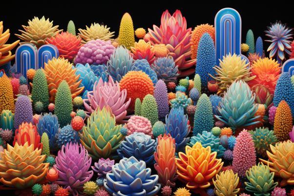 Colorful Playful Succulents