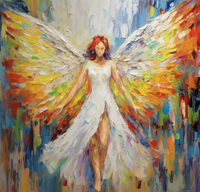 Thumbnail for Painting Of A Colorful Angel