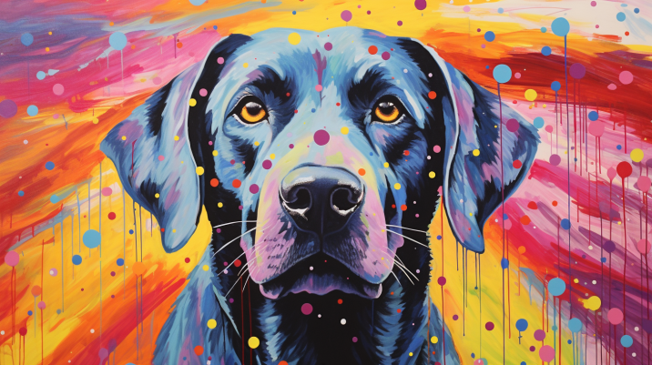 Color Speckled Labrador  Paint by Numbers Kit