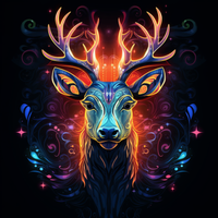 Thumbnail for Abstract Glowing Deer