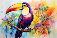 Thumbnail for Watercolor Toucan
