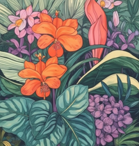 Thumbnail for Tropical Flowers And Leaves