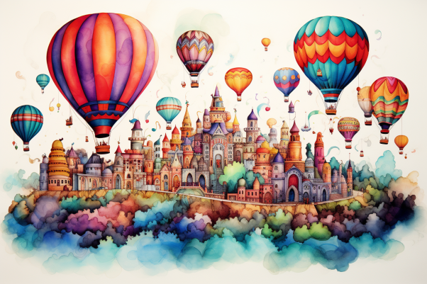 Playful Hot Air Balloon Festival