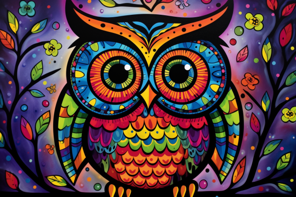 Vibrant Owl
