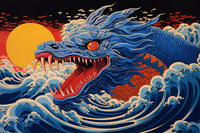 Thumbnail for Blue Fierce Dragon