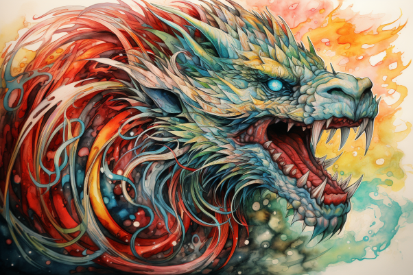 Ferocious Artsy Dragon