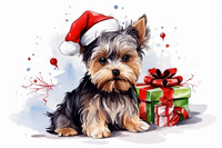 Thumbnail for Christmas Yorkshire Terrier