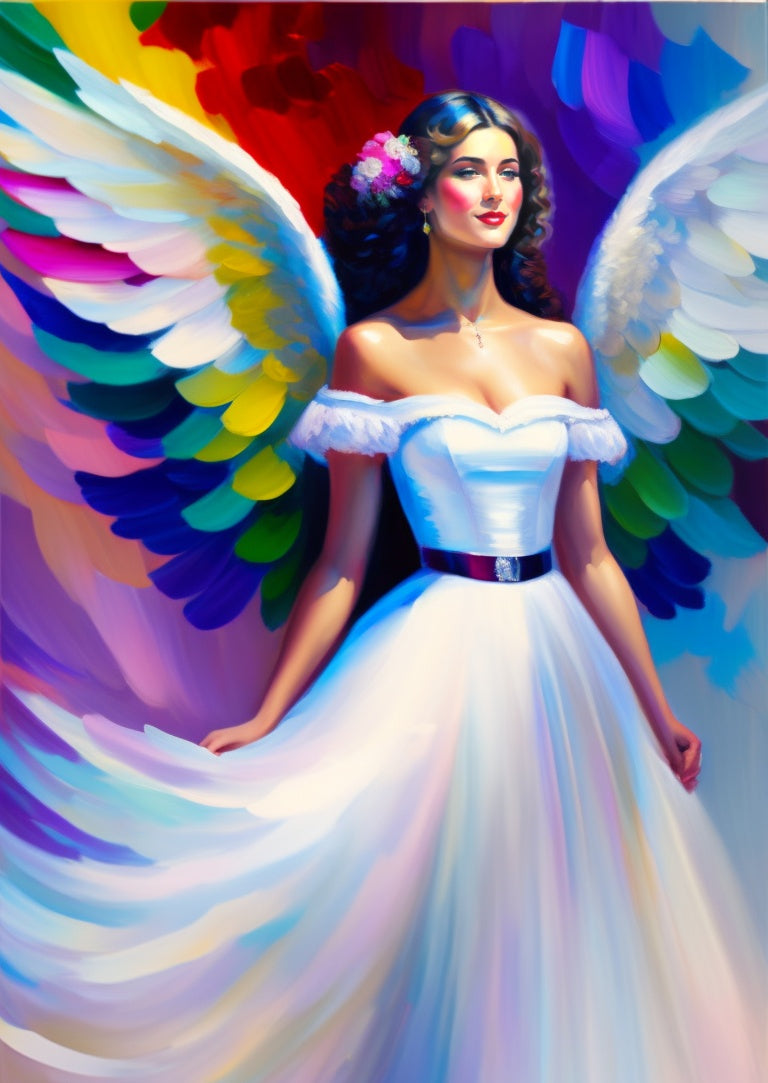 Colorful Pretty Angel