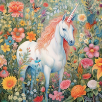 Thumbnail for Dreamy Flowers And Unicorn