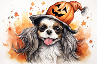 Thumbnail for Silly Halloween King Charles Spaniel
