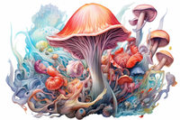 Thumbnail for Graceful Groovy Mushrooms
