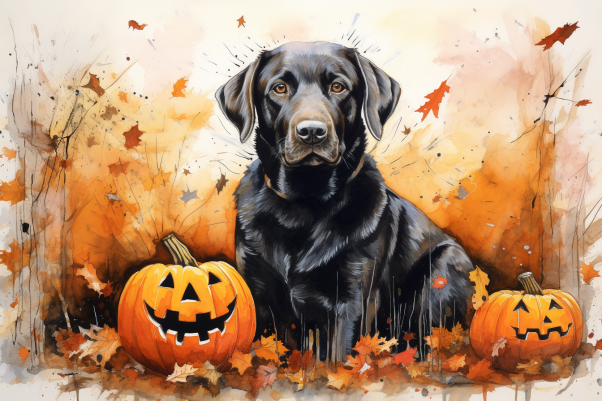 Halloween Labrador