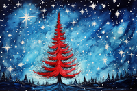 Thumbnail for Bright Christmas Night And Tree