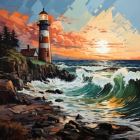 Thumbnail for Mesmerizing  Lighthouse At Sunset