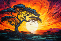 Thumbnail for Tree At Sunset