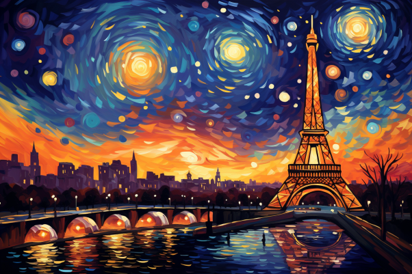 Paris On A Starry Night