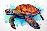 Thumbnail for Simply Sweet Sea Turtle  Paint by Numbers Kit