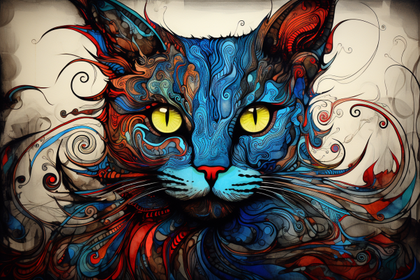 Majestic Cat   Paint by Numbers Kit