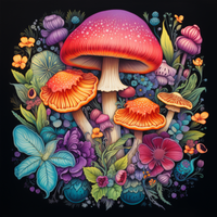 Thumbnail for Mesmerizing Colorful Mushrooms