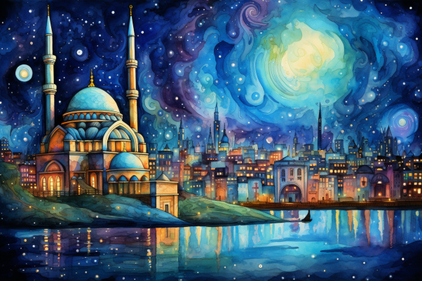 Starry Night In Istanbul