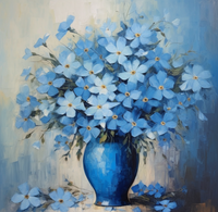 Thumbnail for Blue Flowers In A Blue Vase