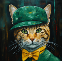 Thumbnail for Cute Kitty In Green