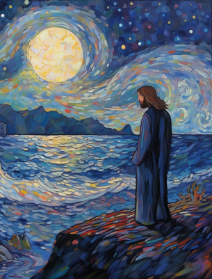 Jesus And The Sea