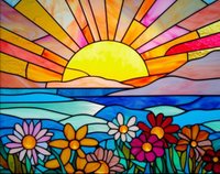 Thumbnail for Sun And Sea On Stained Glass