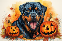 Thumbnail for Happy Halloween Rottweiler
