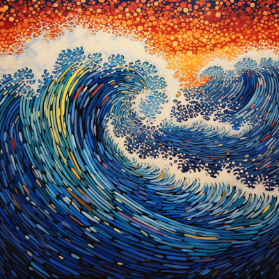 Amazing Perfect Wave Art