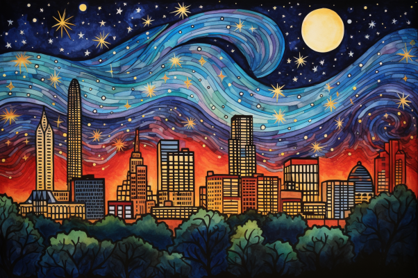 Fun Starry Night In Texas