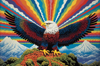 Thumbnail for Colorful Eagle Fantasy