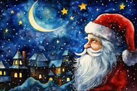 Thumbnail for Santa On Starry Night