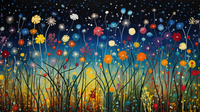Thumbnail for Colorful Wildflowers And Evening Glow