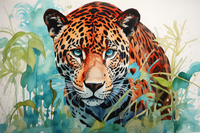 Thumbnail for Prowling Jaguar   Paint by Numbers Kit