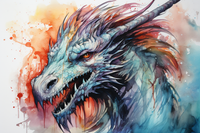 Thumbnail for Watercolor Dragon