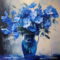 Thumbnail for Blue Flowers In A Blue Vase