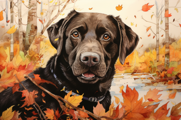 Fall Labrador