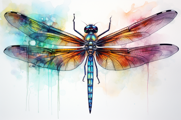 Watercolor Dragonfly