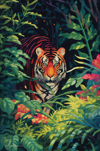 Thumbnail for Fierce Tiger In The Rainforest