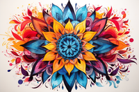 Thumbnail for Bright Watercolor Mandala