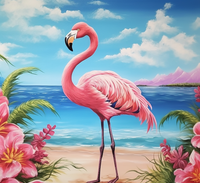 Thumbnail for Tropical, Pink, Paradise Flamingo