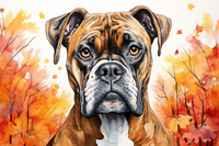 Thumbnail for Boxer Dog In Fall