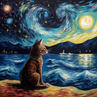 Thumbnail for Cute Kitty at Night