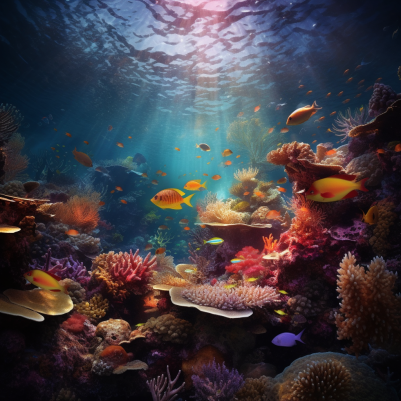 Mesmerizing Vibrant Underwater Beauty